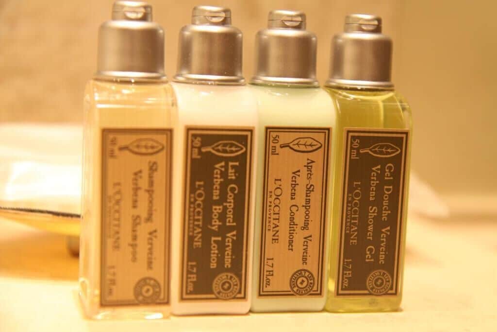 rainfall showerhead, free toiletries, hair dryer, bathrobes