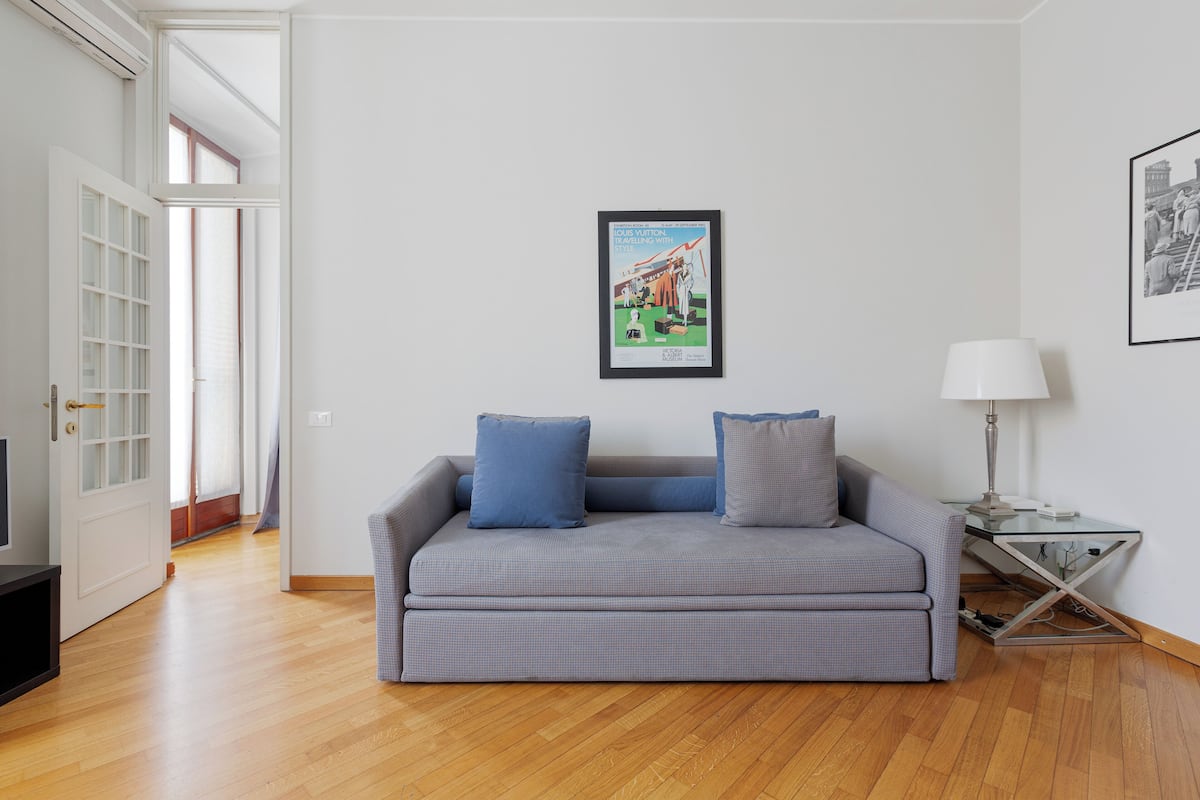 Appartamento con 1 camera da Letto, Corso Garibaldi 127 | 起居区 | 平板电视