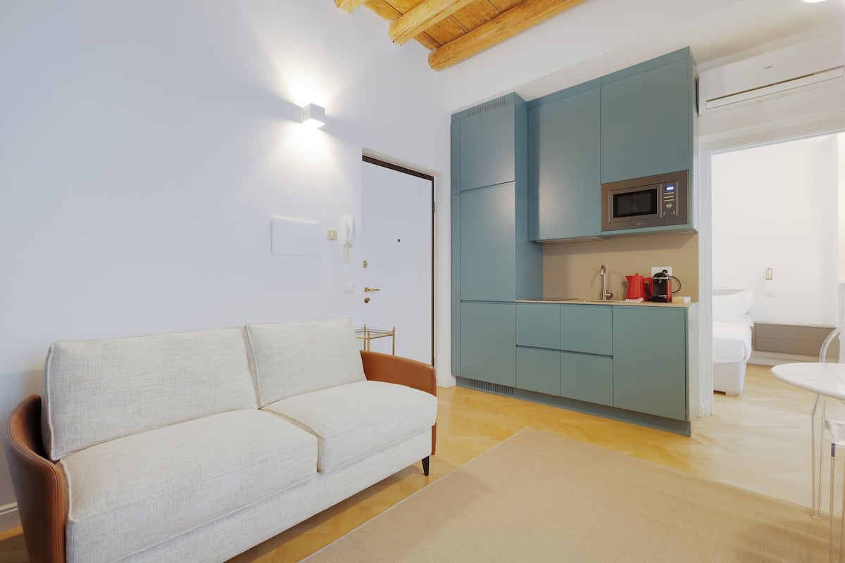 Appartamento con 1 camera da Letto , Corso Como 12 | 起居区 | 平板电视