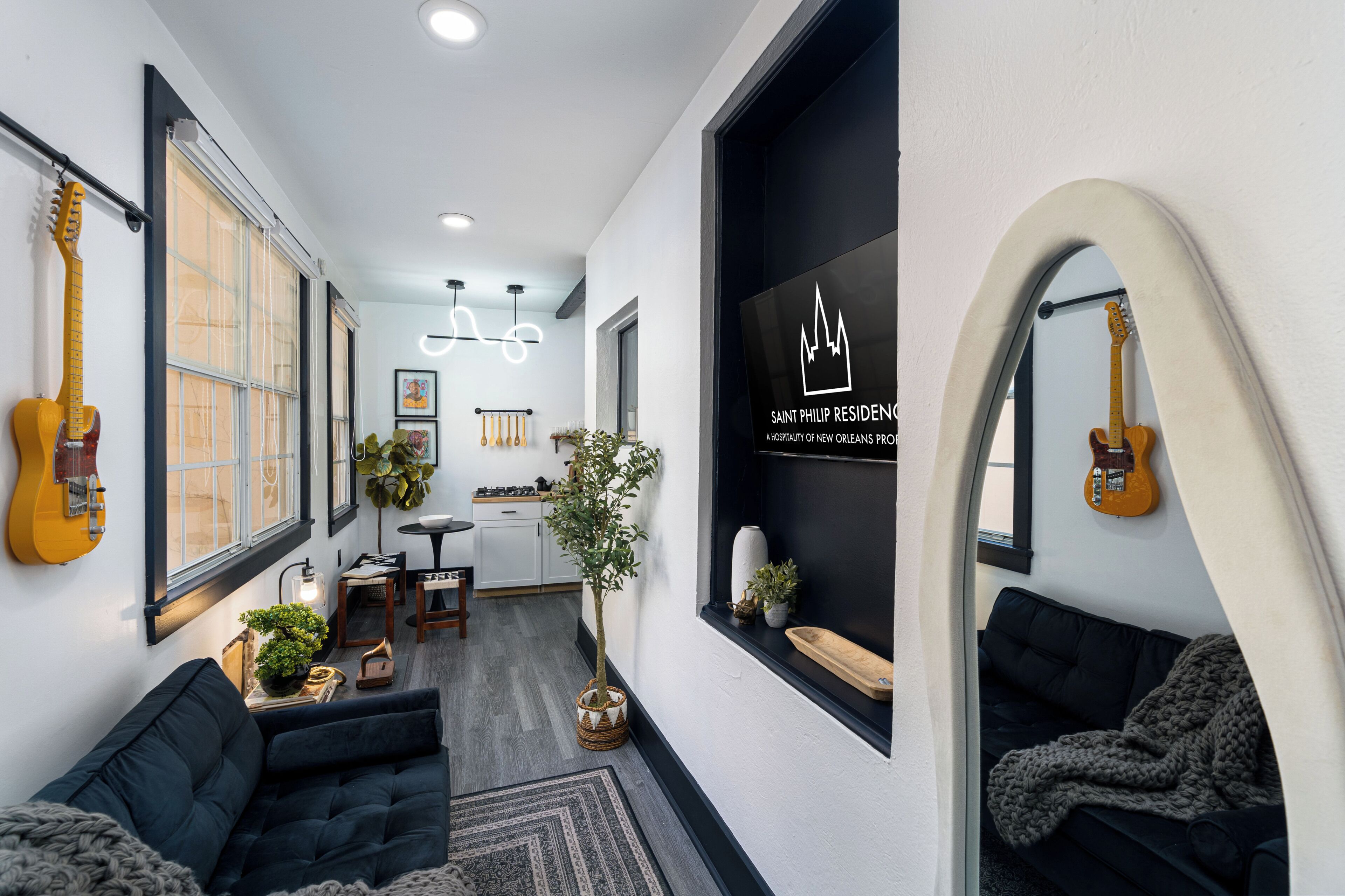 Calliope #9 - Studio Apartment, Upper Floor, Courtyard Views | Premium bedding, memory foam beds, laptop workspace, iron/ironing board