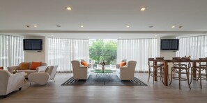 Lobby sitting area