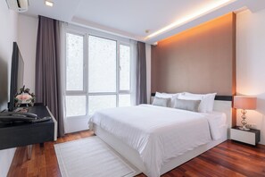 1 개의 침실, 고급 침구, 미니바, 객실 내 금고
