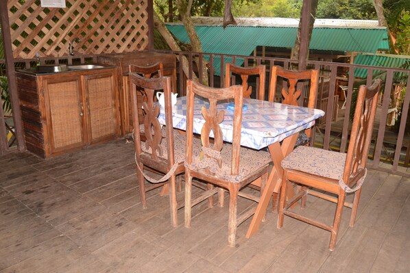 Family Chalet, Ensuite | Terrace/patio