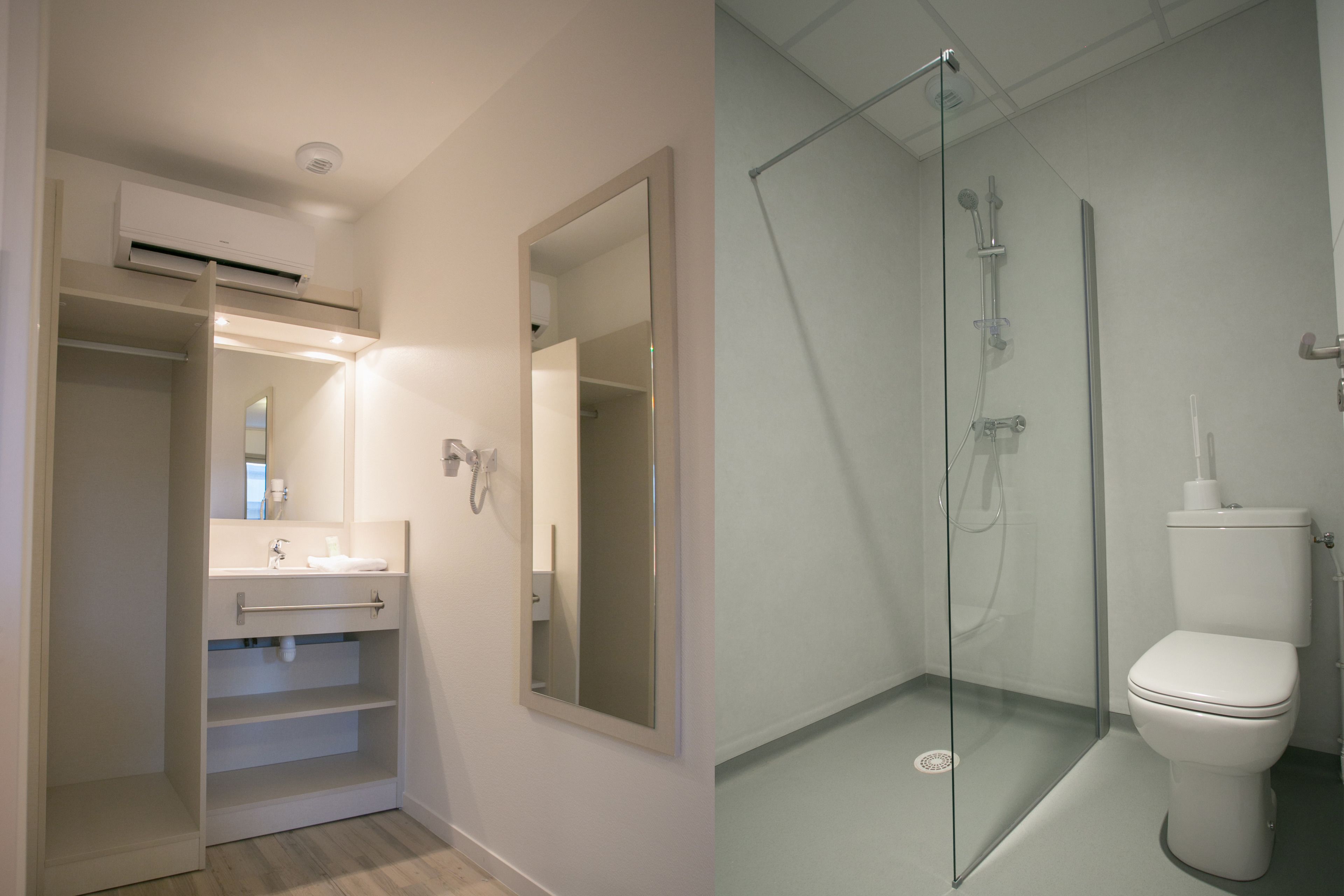 family room | bathroom amenities | shower, free toiletries, hair dryer, towels