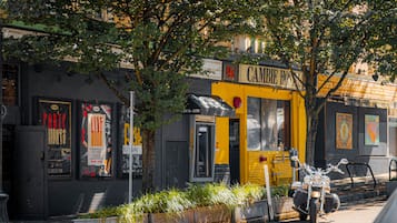 Overnatningsstedets facade