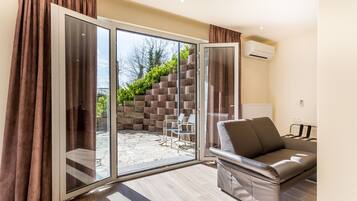 Quarto família, acessível | Vista da sacada