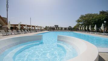 Außenpool, Liegestühle