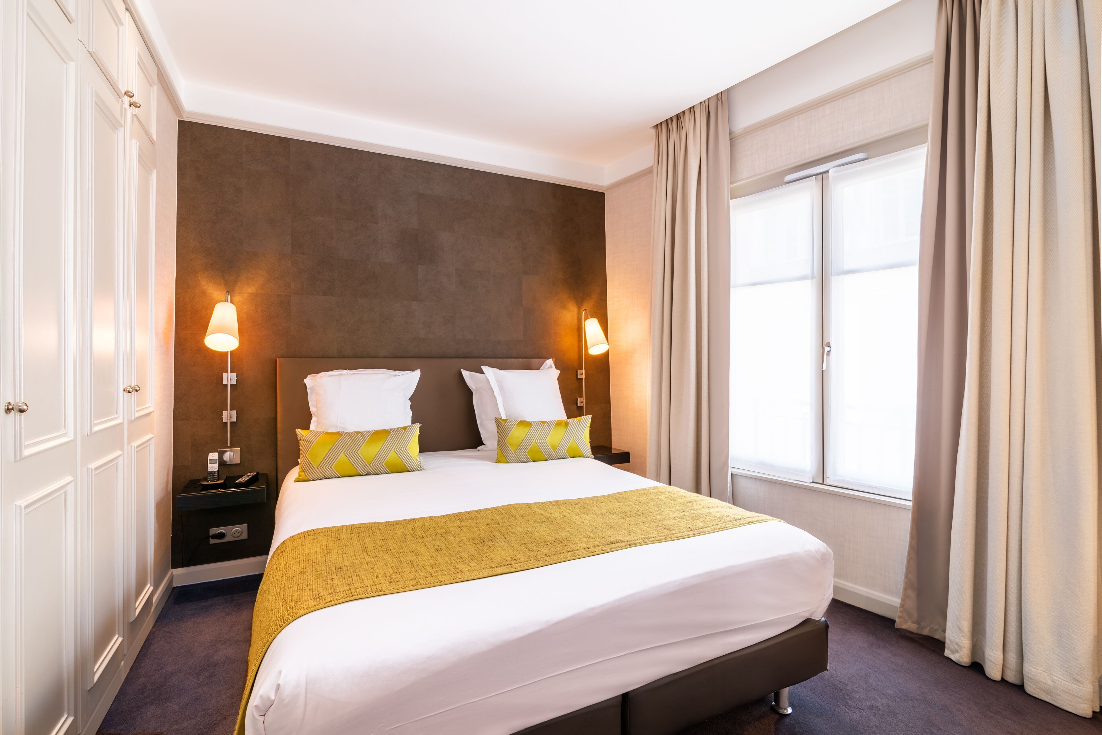 Minibar, in-room safe, blackout drapes, soundproofing