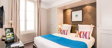 Minibar, in-room safe, blackout drapes, soundproofing