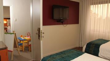 1 chambre, literie hypoallergénique, minibar