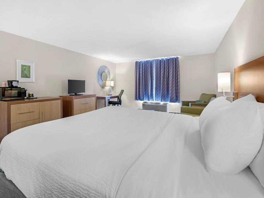 Suite, 1 King-Bett und Schlafsofa, rollstuhlgeeignete Dusche, Nichtraucher