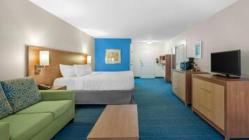 Suite, 1 King-Bett und Schlafsofa, rollstuhlgeeignete Dusche, Nichtraucher
