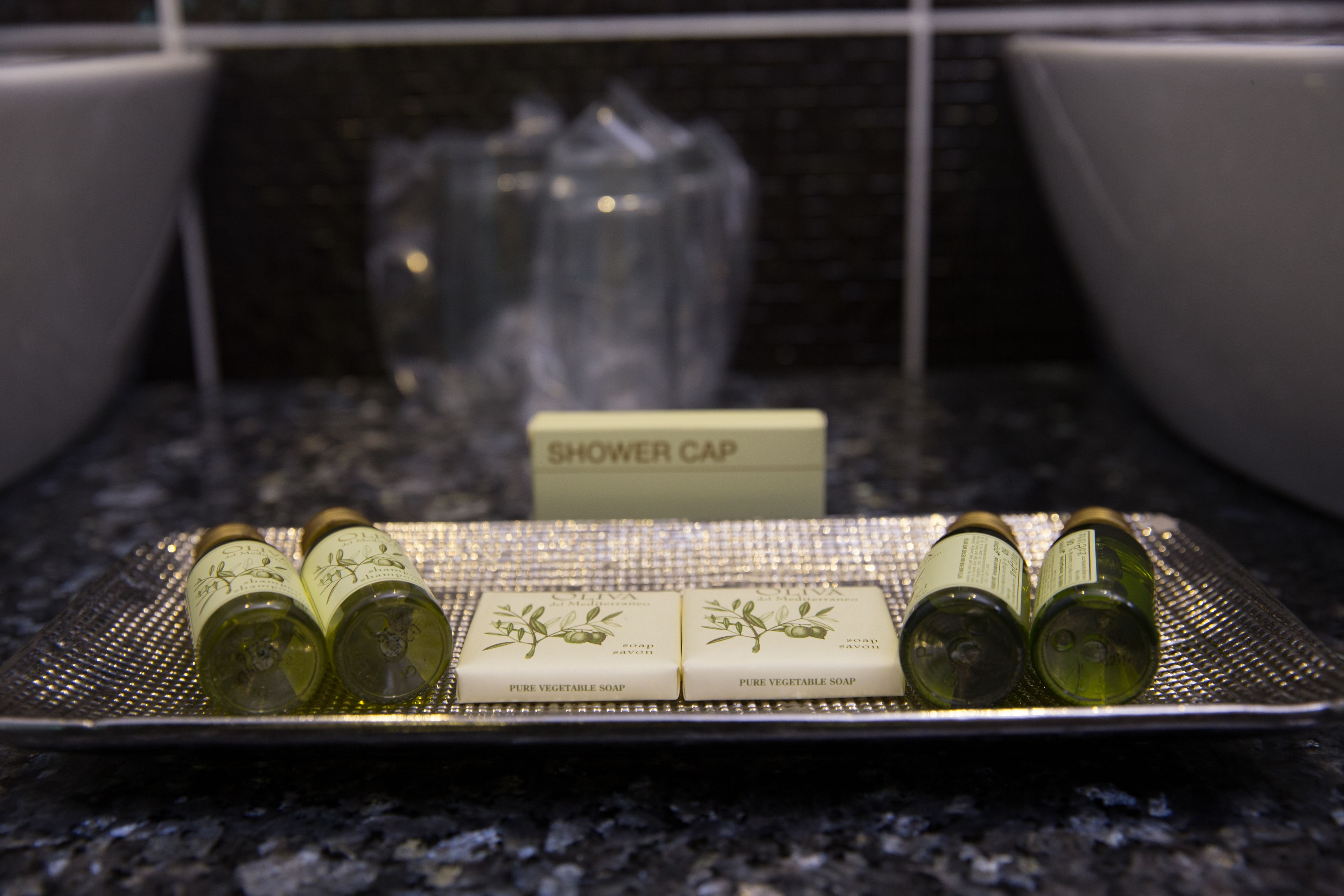 deep-soaking bathtub, free toiletries, hair dryer, bidet