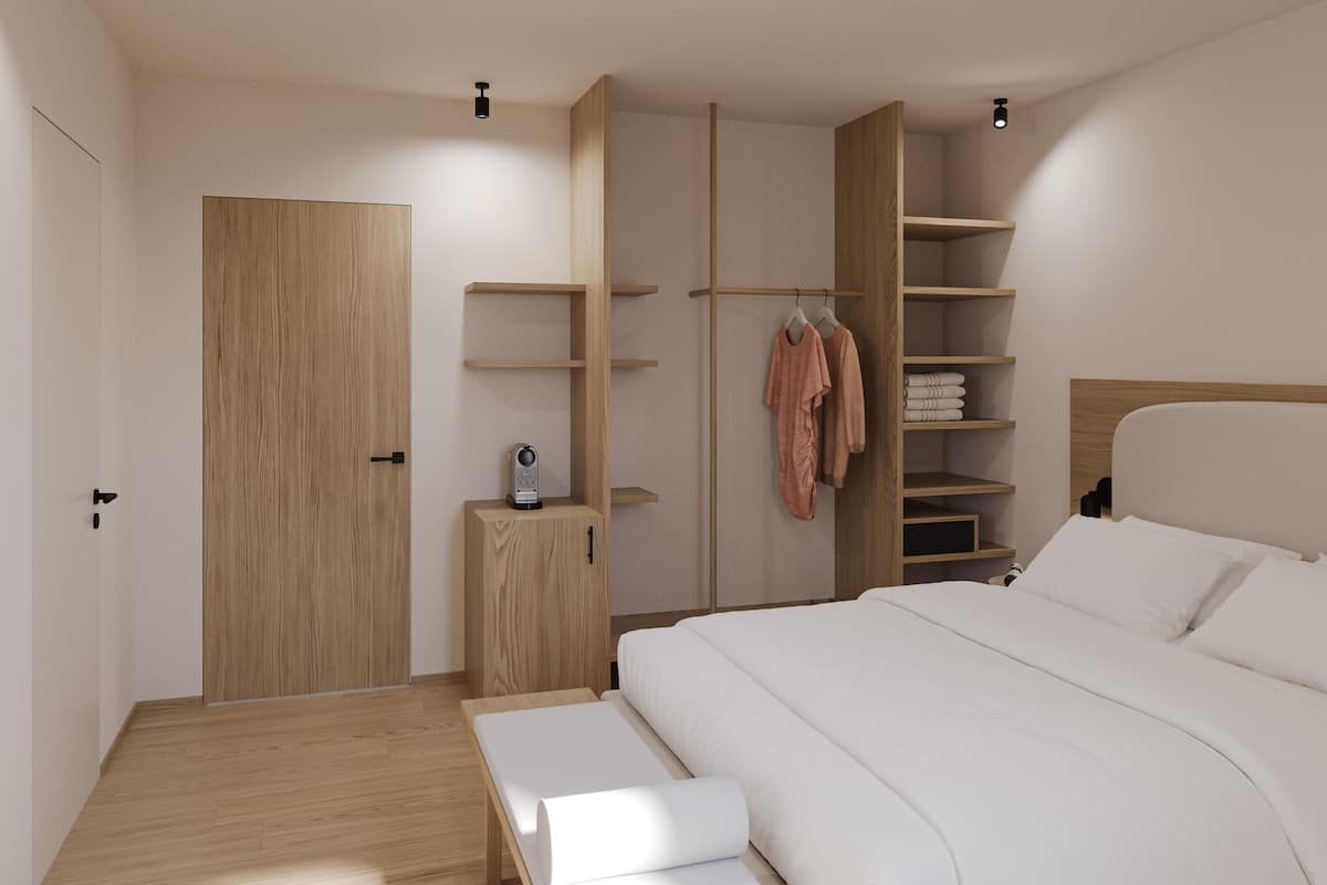 Premium bedding, minibar, in-room safe, desk