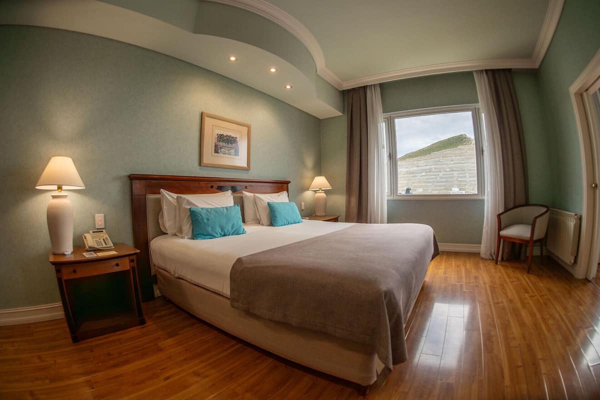 Premium bedding, down comforters, pillowtop beds, minibar