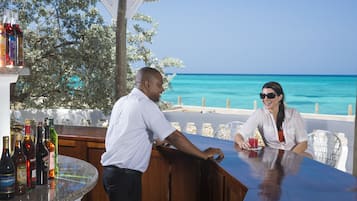 4 bars/lounges, poolside bar, beach bar