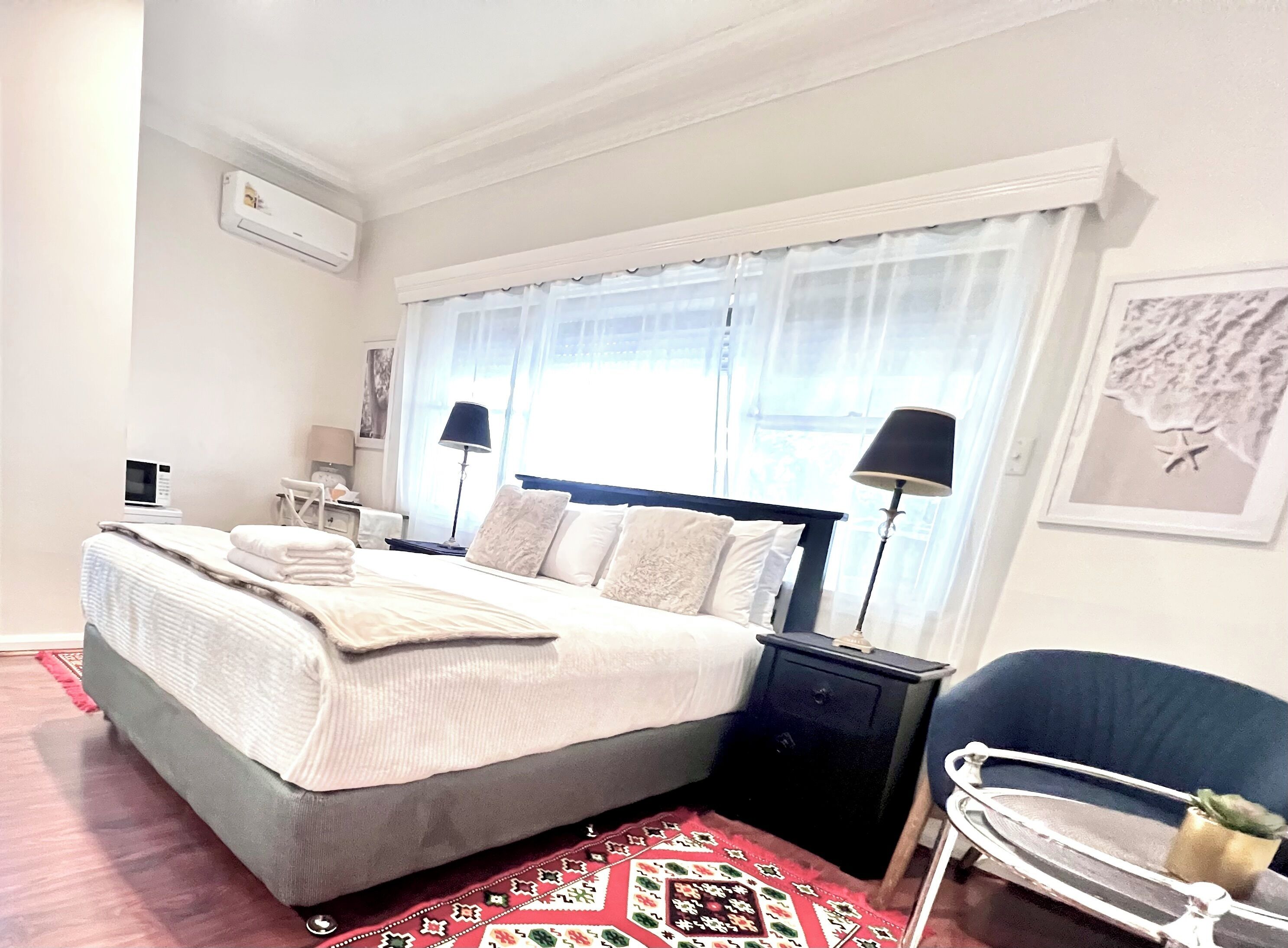 Deluxe-dobbeltværelse - privat badeværelse | Premium-sengetøj, senge med topmadrasser