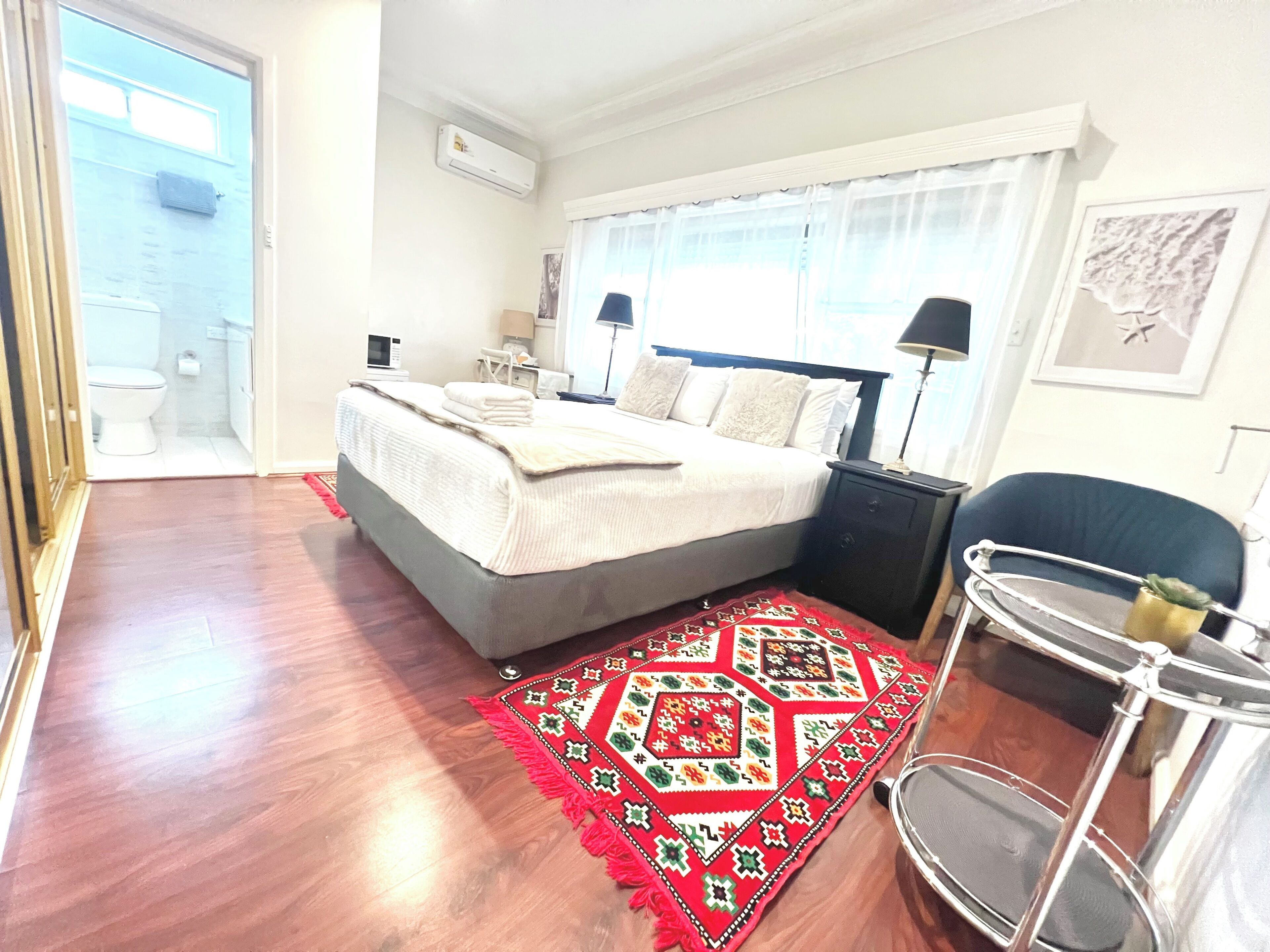 Deluxe Double Room with Private Bathroom | Premium bedding, pillow-top beds, laptop workspace, iron/ironing board