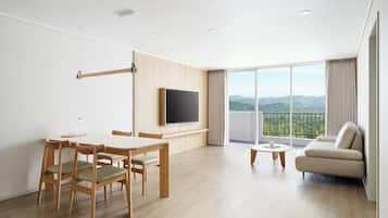 Damton Deluxe Modern (No kitchen) | 1 svefnherbergi, ókeypis þráðlaus nettenging, rúmföt