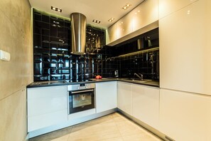 아파트, 침실 1개 (For 4) | 전용 간이 주방 | 냉장고, 쿡탑, 식기 세척기, 커피/티 메이커