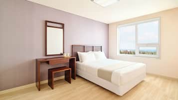 1 Schlafzimmer, schallisolierte Zimmer, Bettwäsche