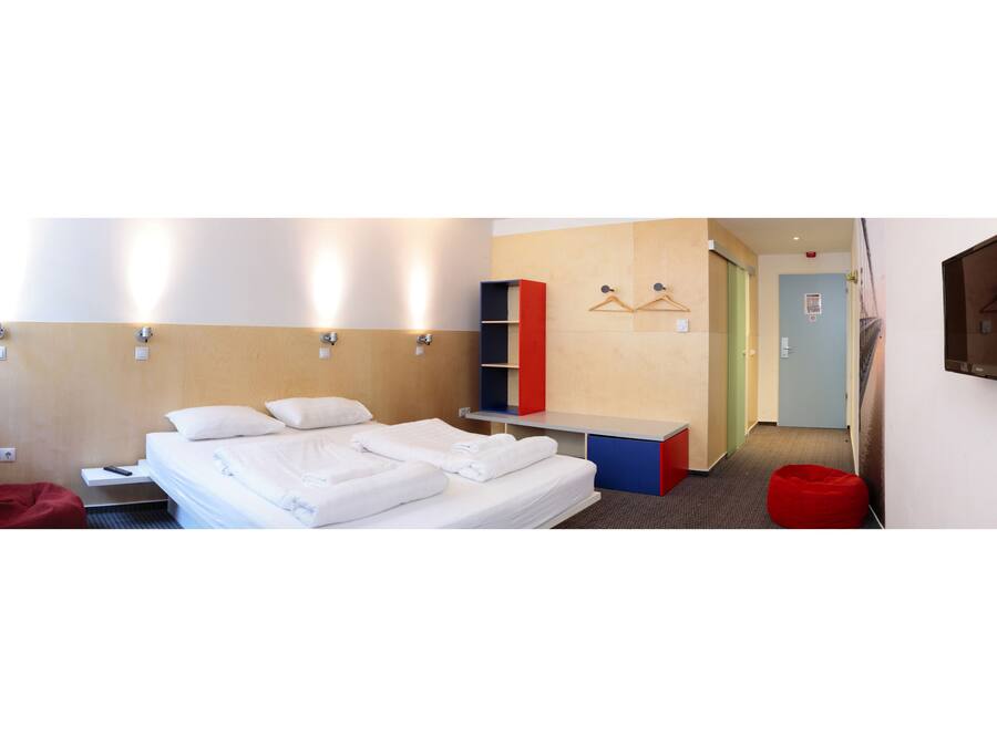 Standard Double Room | Soundproofing, iron/ironing board (on request), free WiFi, bed sheets