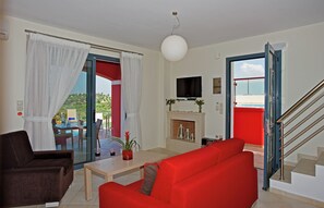 Two Bedroom Villa with Private Pool & Sea View | Living area