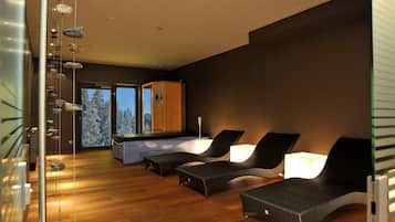 Sauna, bagno turco, idroterapia, aromaterapia