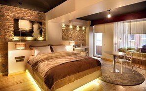 Phòng Suite Deluxe | Bộ trải giường bằng vải cotton Ai Cập, bộ đồ giường cao cấp 