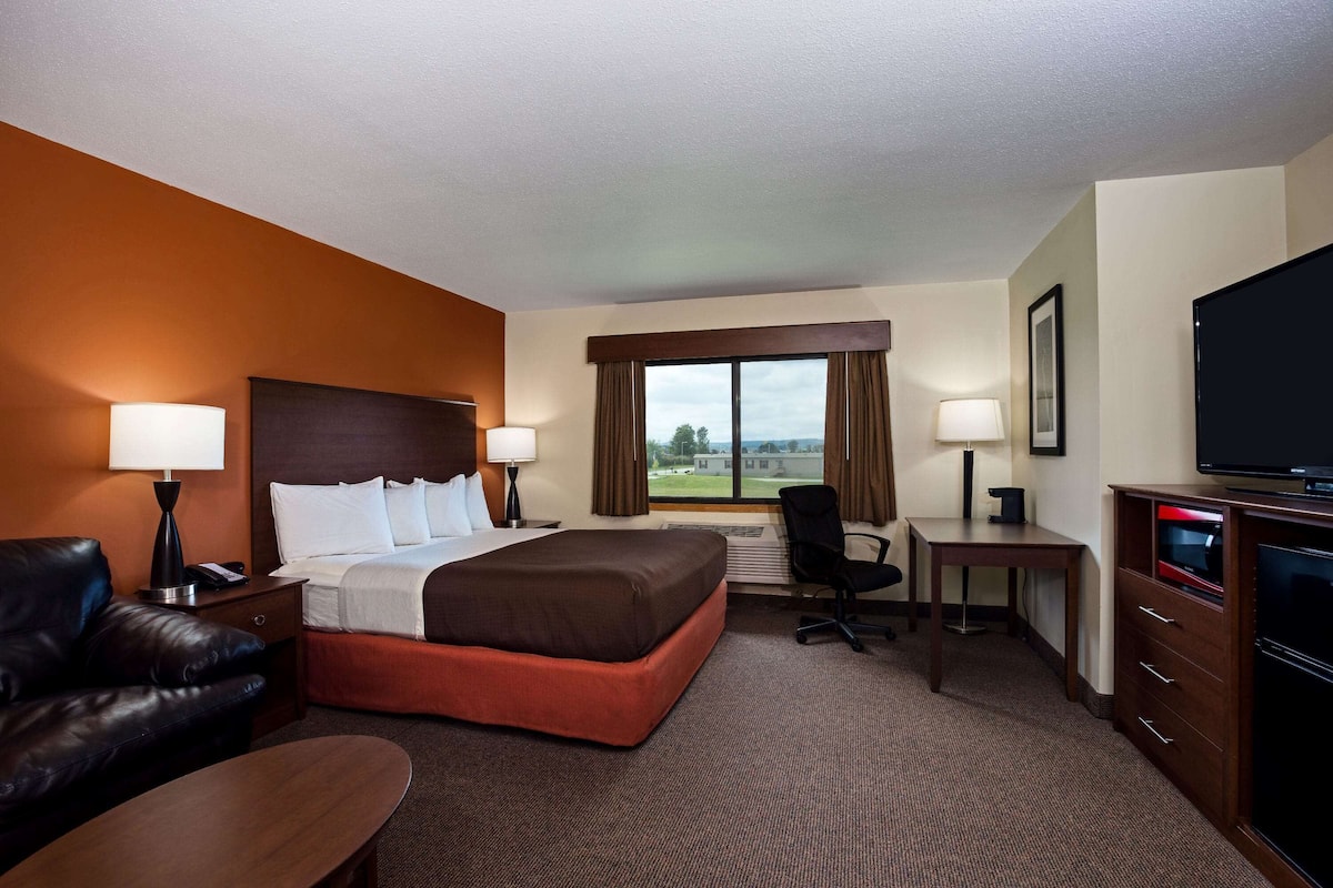 Deluxe Room, 1 King Bed, Non Smoking | 1 bedroom, hypo-allergenic bedding, desk, laptop workspace