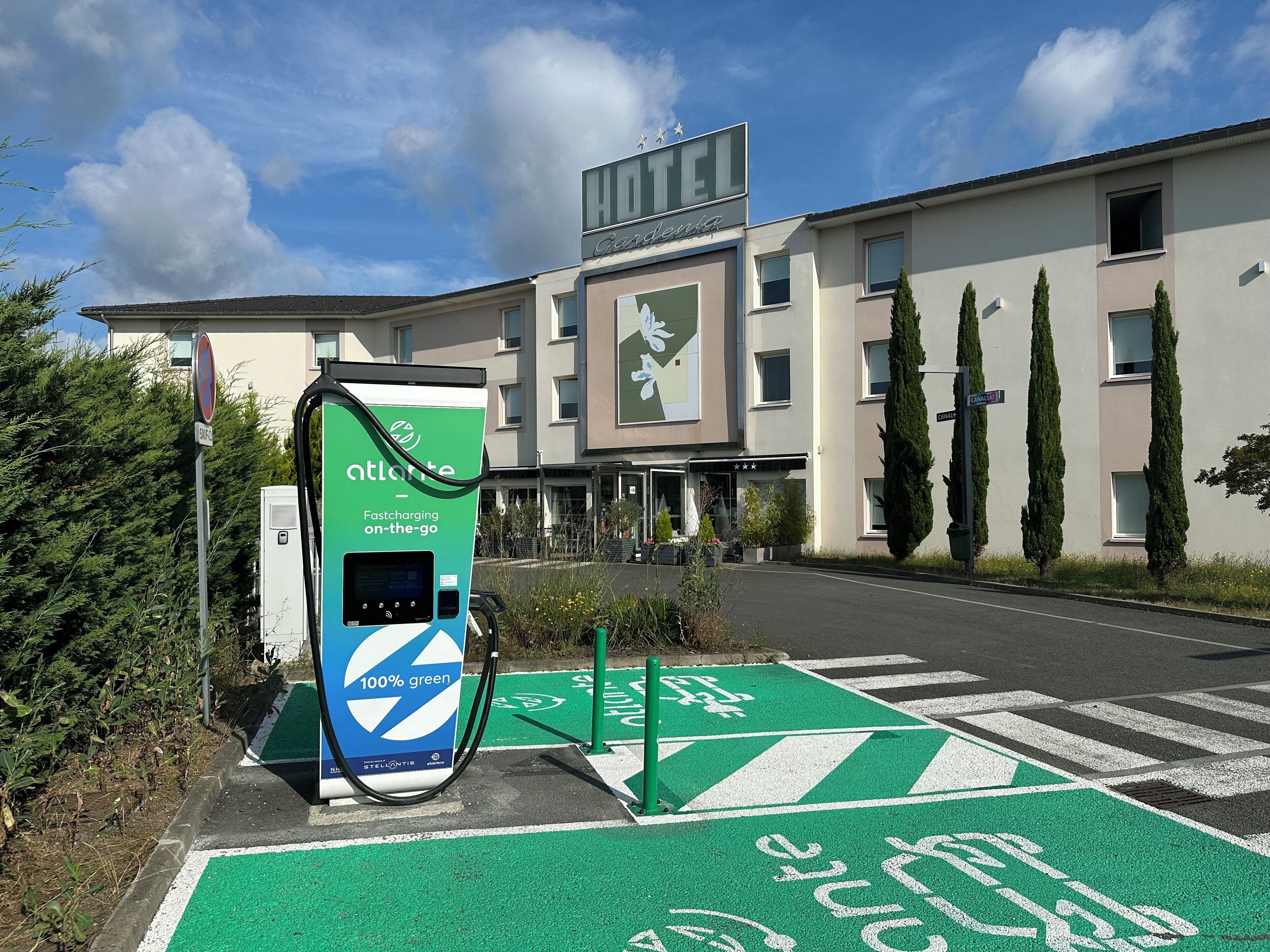 electric vehicle-charging station