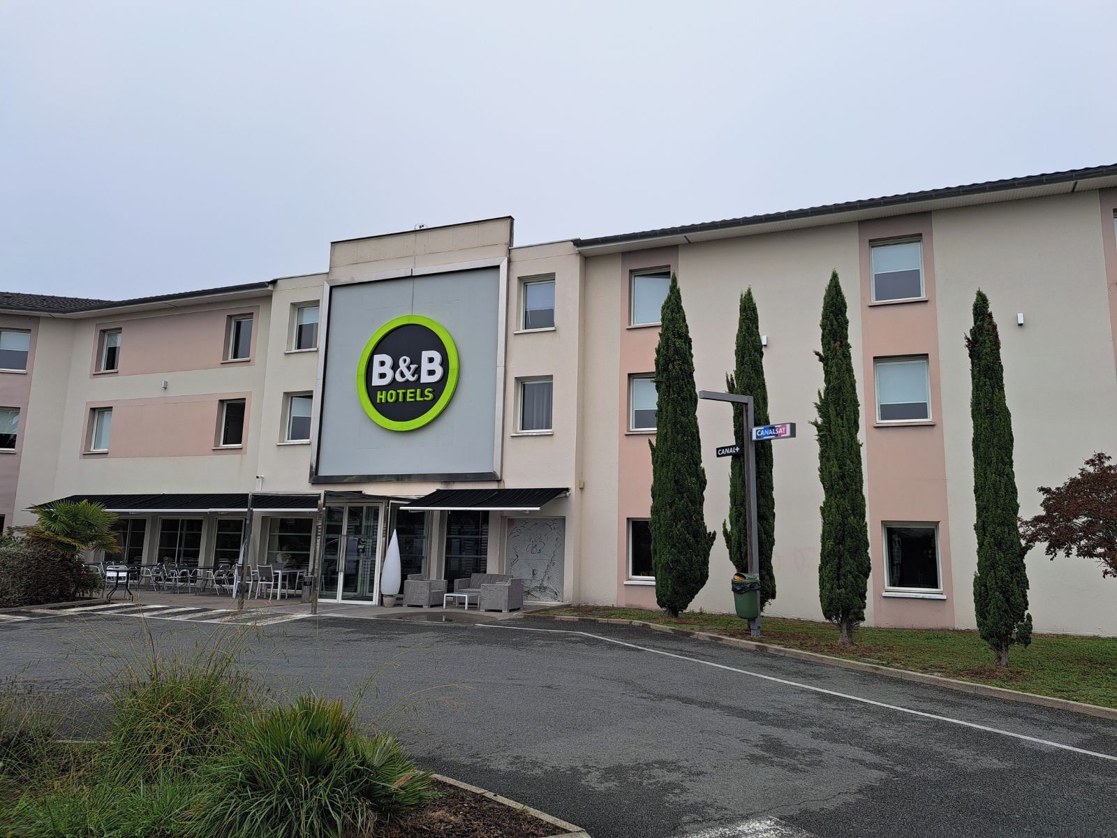 Façade de l’hébergement
