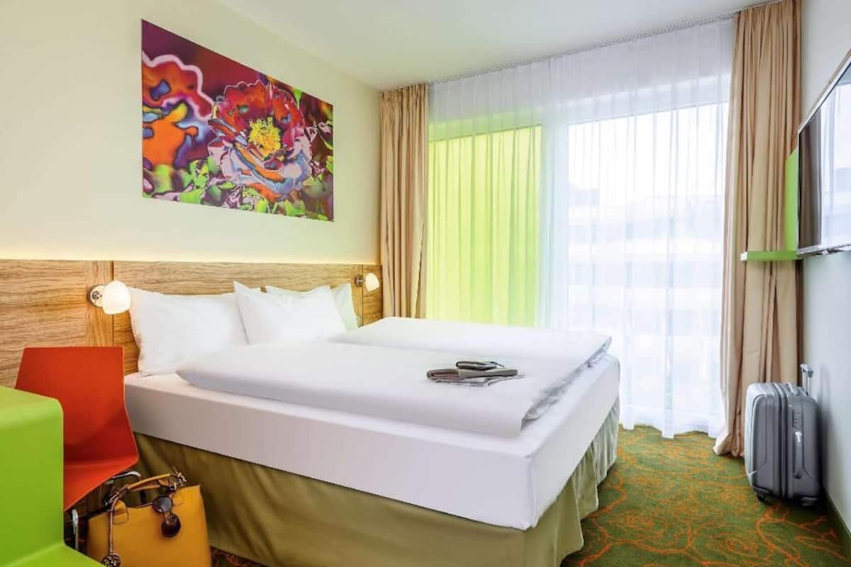 Premium bedding, desk, soundproofing, iron/ironing board