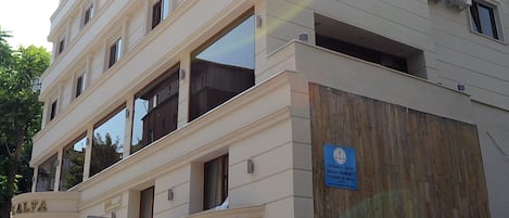 Façade de l’hébergement