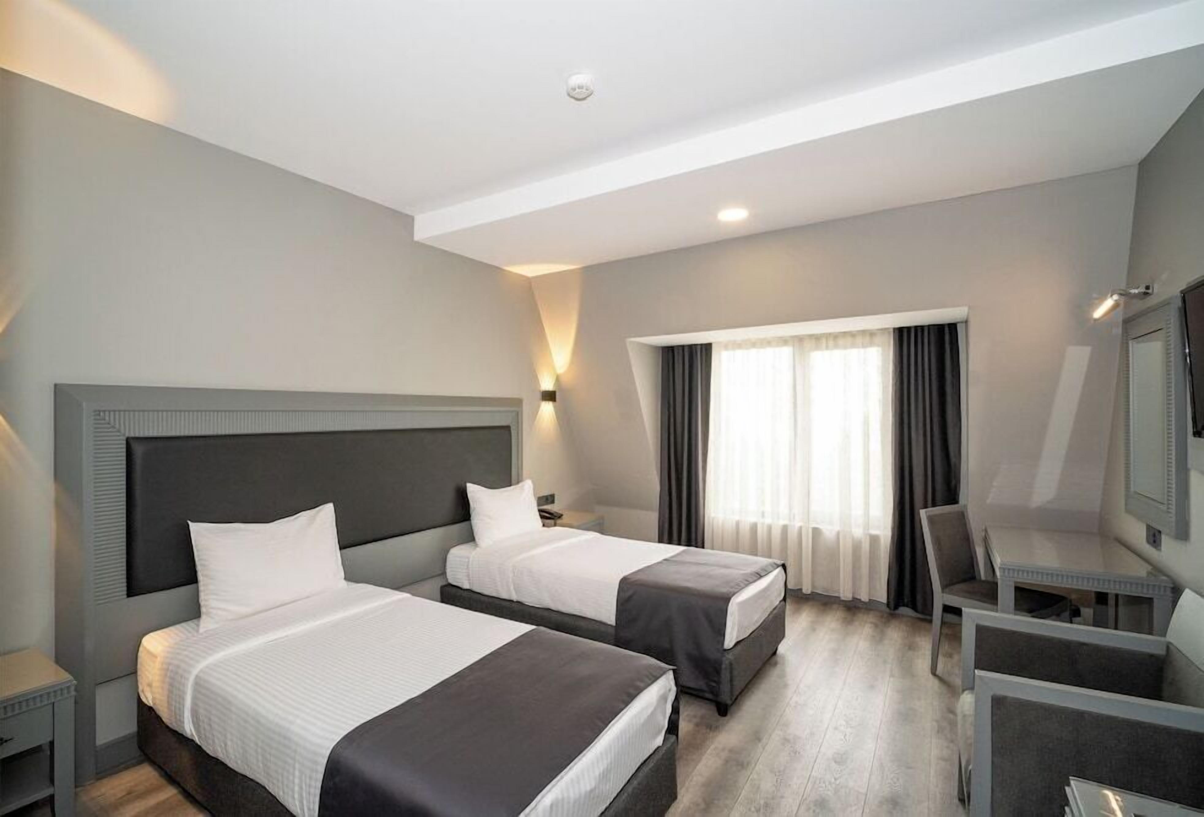 Premium bedding, minibar, in-room safe, desk