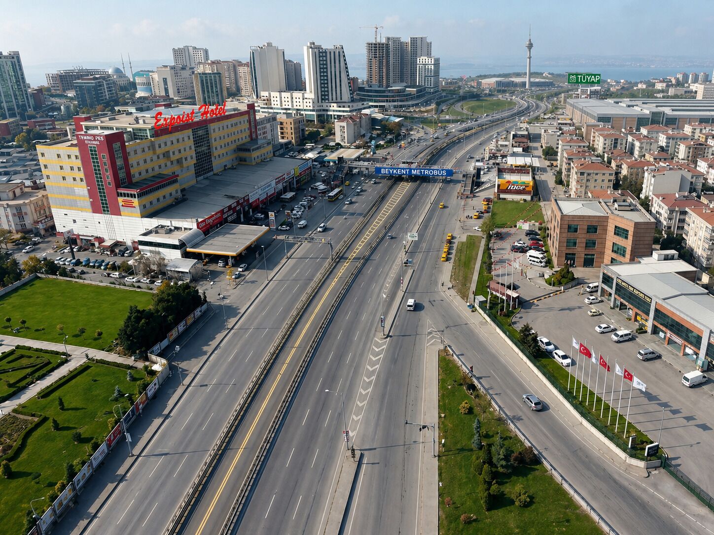 Vistas a la ciudad desde el alojamiento