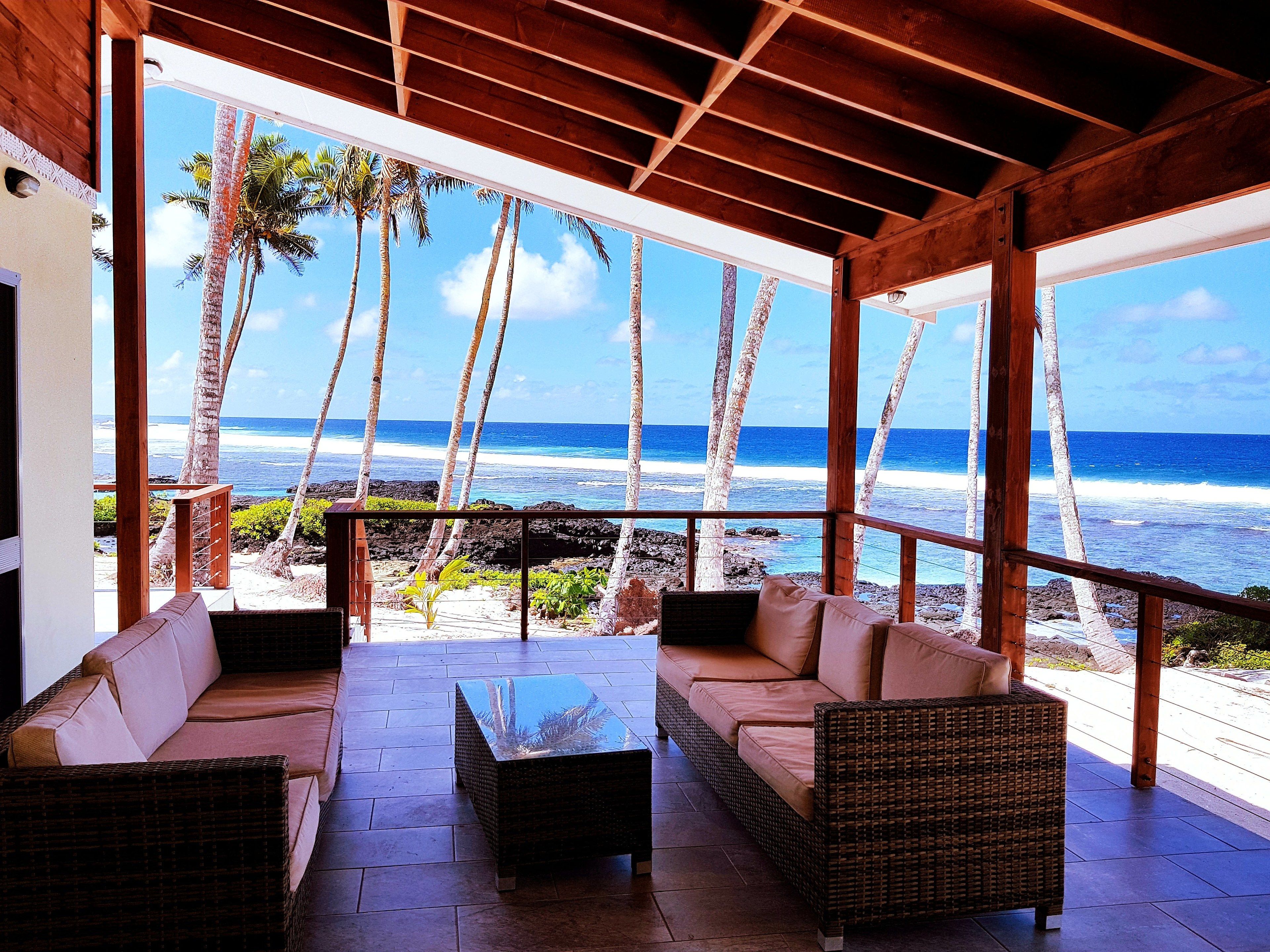 Three Bedroom Beachfront Villa | Terrace/patio