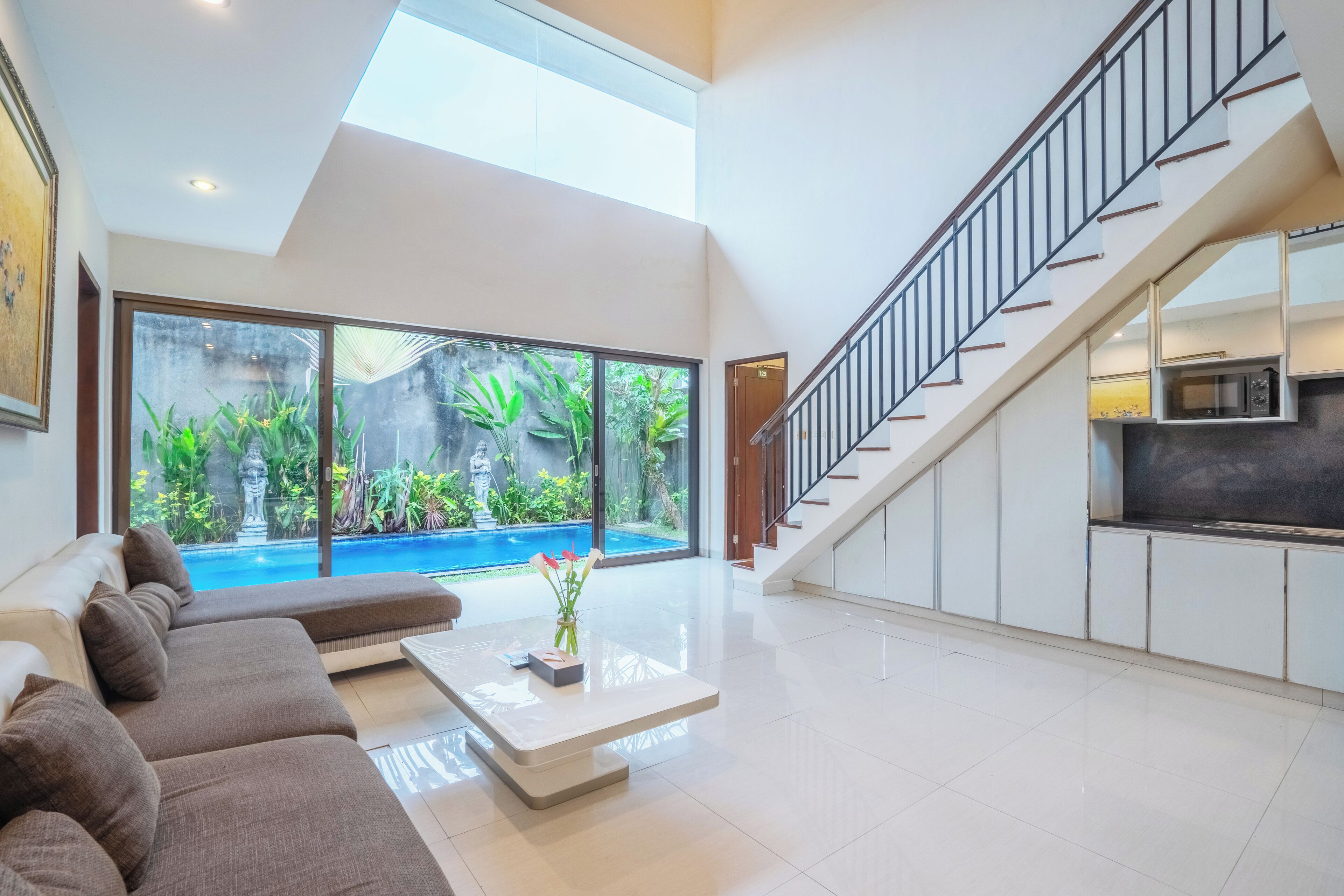 Villa, 6 Bedrooms, Private Pool | Living area | 42-inch LCD TV with cable channels, TV