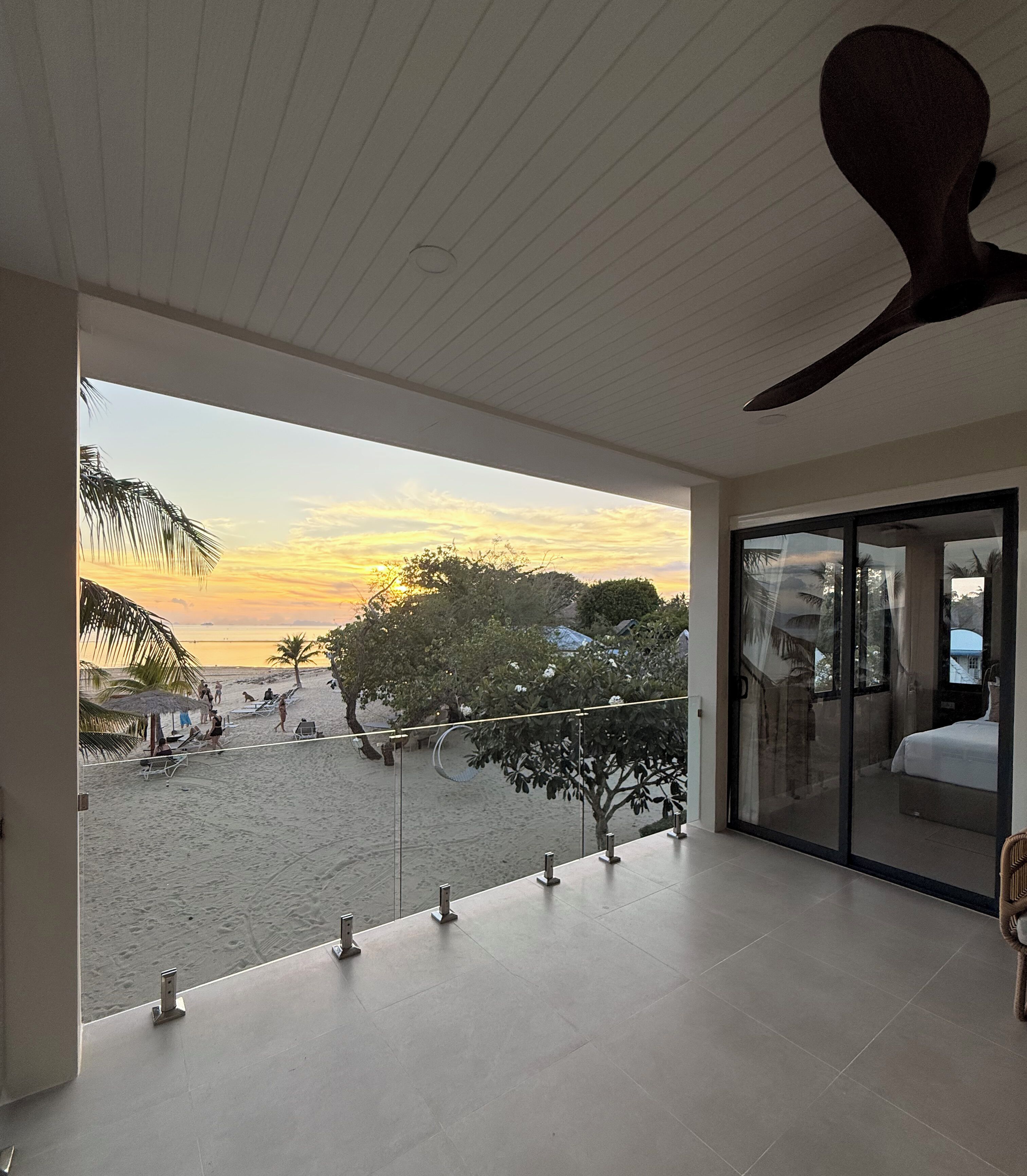 华丽别墅, 4 间卧室, 海滩景观 | 阳台景观