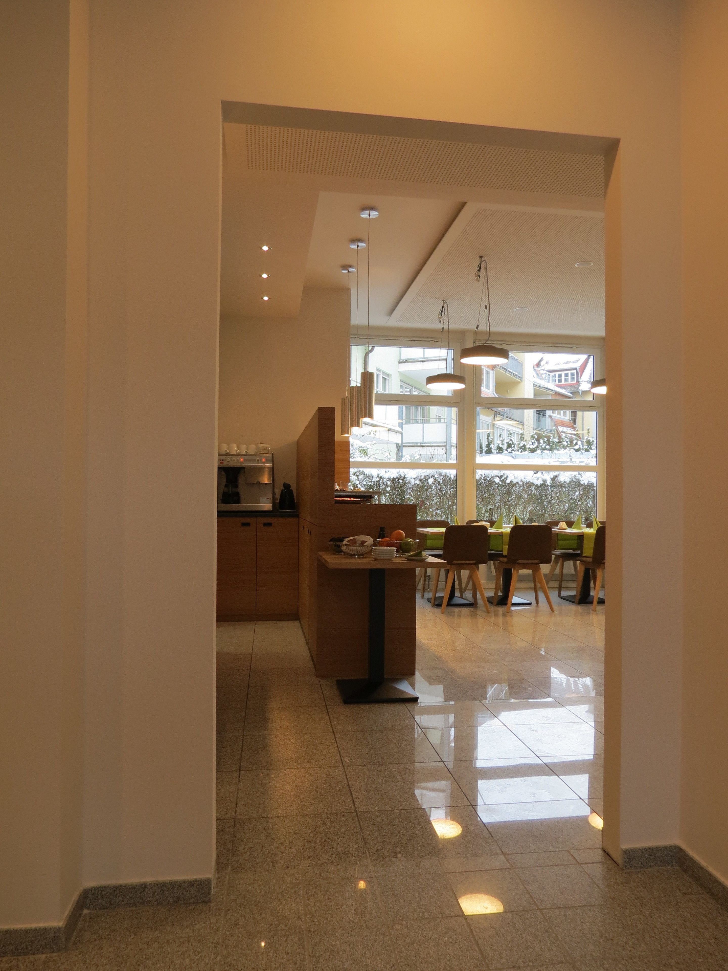 daily buffet breakfast (eur 12.50 per person)