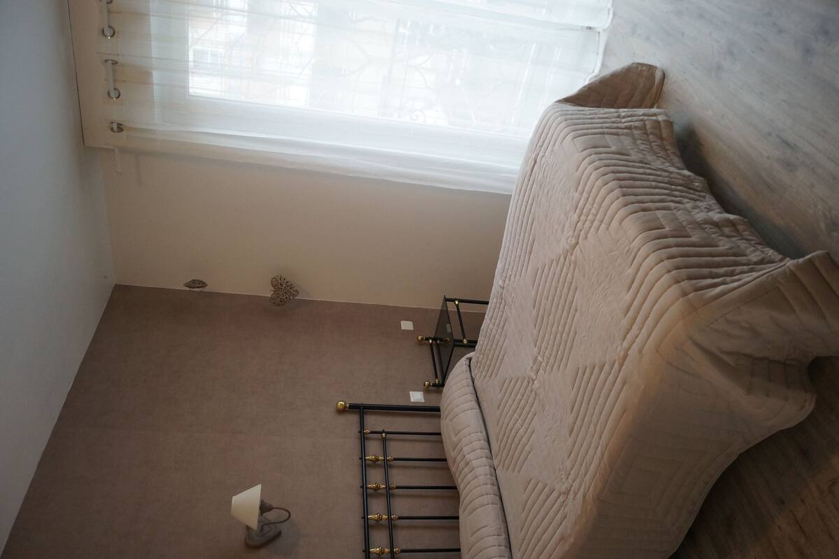 Individually decorated, individually furnished, desk, iron/ironing board