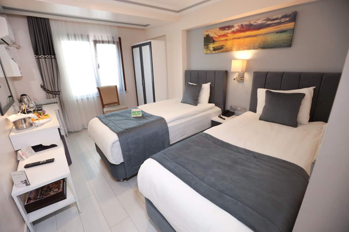 Standaard Twin kamer | 1 slaapkamer, luxe beddengoed, een minibar, een kluis op de kamer