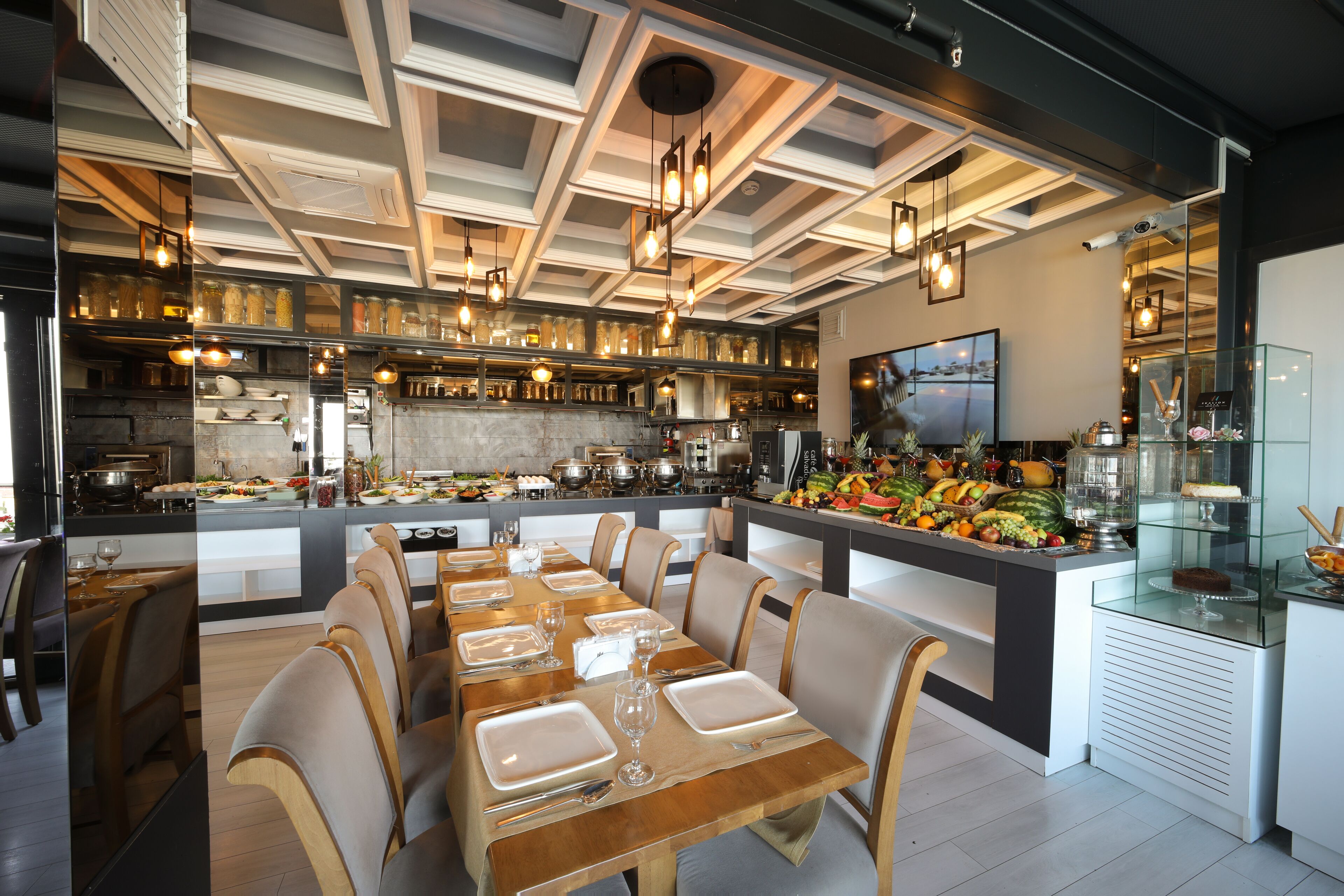 Breakfast area