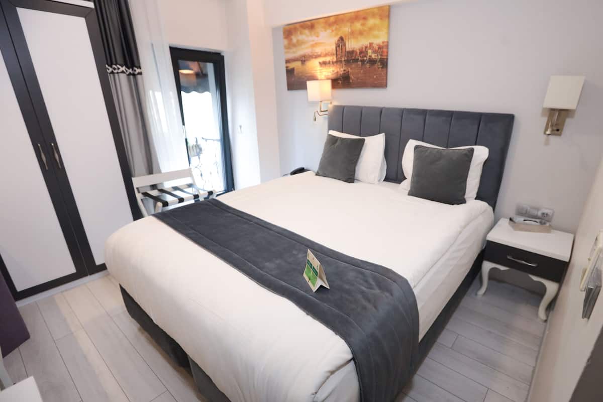 1 slaapkamer, luxe beddengoed, een minibar, een kluis op de kamer