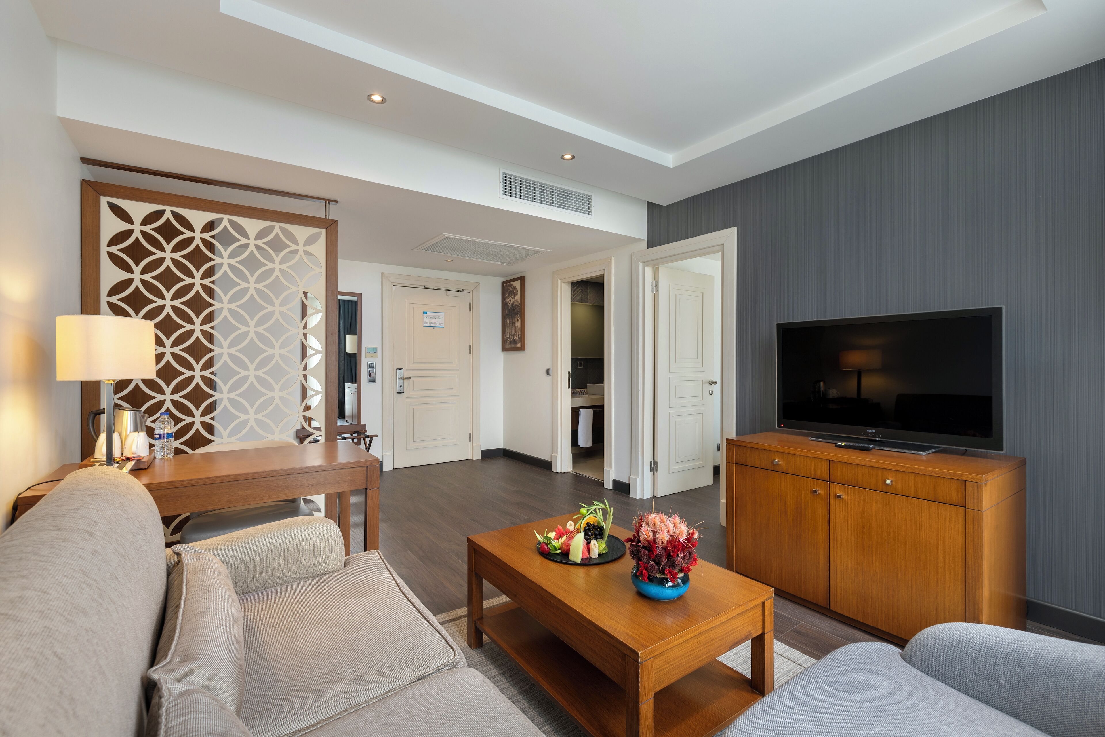 deluxe room | 2 bedrooms, premium bedding, minibar, in-room safe