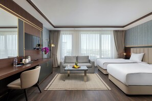 Premium Superior Room | Biancheria da letto di alta qualità, minibar, una cassaforte in camera