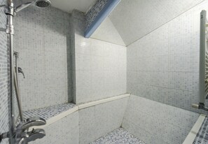 Double or Twin Room | Bathroom | Shower, hair dryer, slippers, towels - A Roma San Pietro Best Bed (Rome)