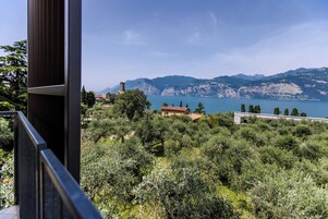 Habitación panorámica con 1 cama doble o 2 individuales | Terraza o patio