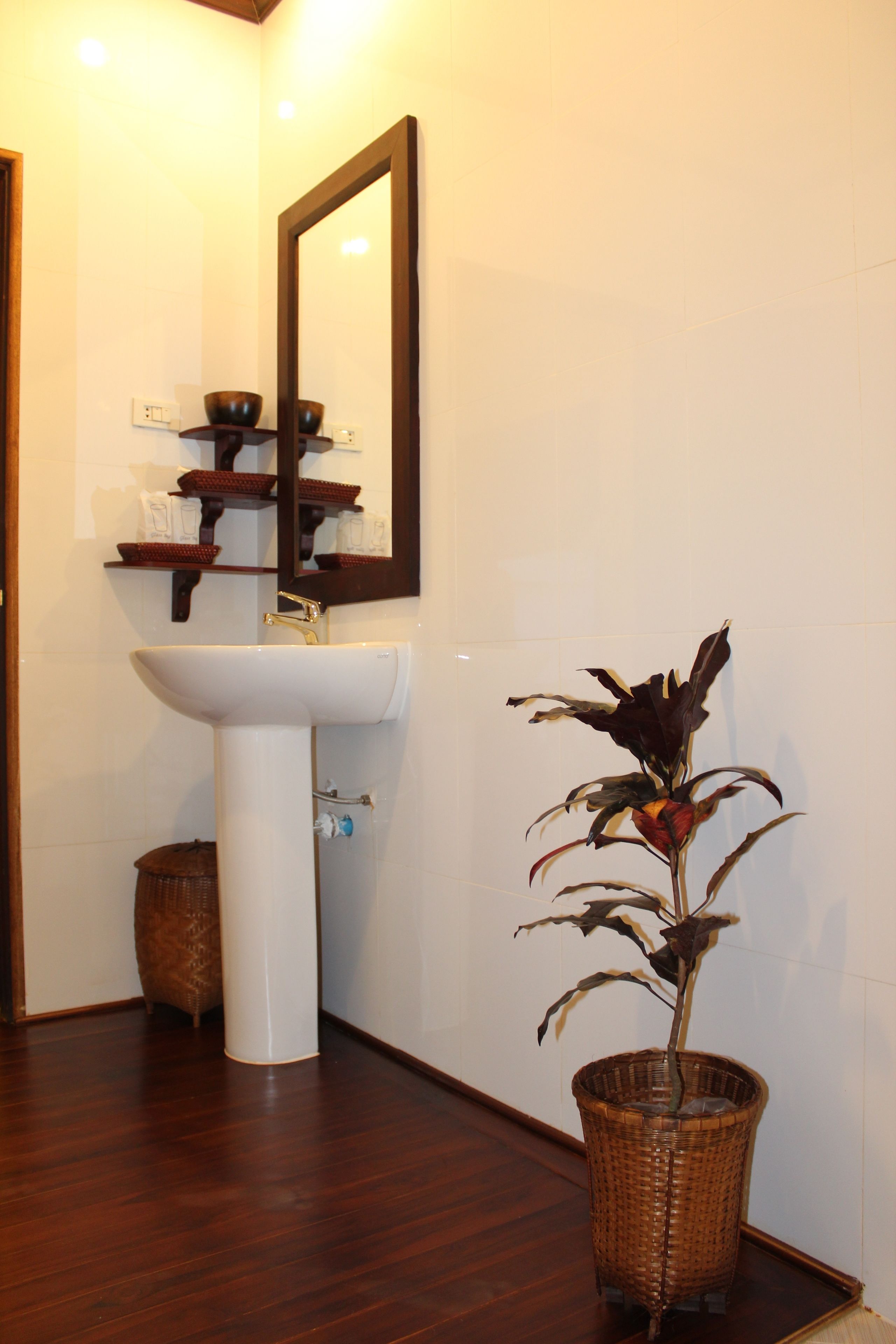 grand double room | bathroom | rainfall showerhead, free toiletries, hair dryer, bathrobes