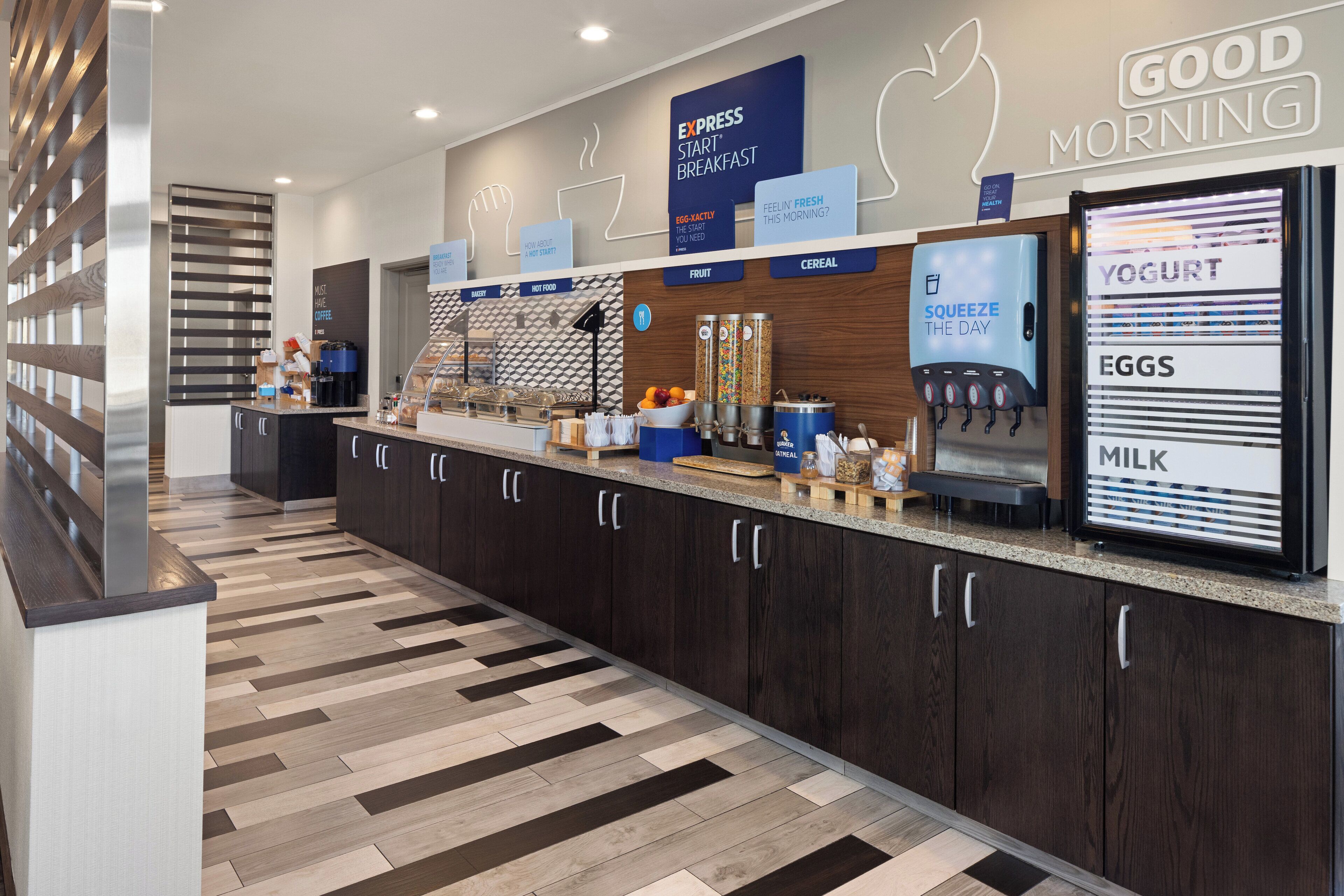 Free buffet breakfast